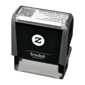 Gepersonaliseerde adresstempel met QR-code Zelfinktende Stempel (Product)