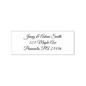 Gepersonaliseerde adresstempel rubberstempel (Gestempeld)