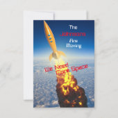 Gepersonaliseerde adreswijziging en grappige verhu aankondiging (Voorkant)