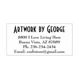 Gepersonaliseerde adreszelf-inktstempel zelfinktende stempel