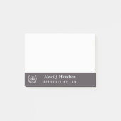Gepersonaliseerde advocaat post-it® notes (Voorkant)
