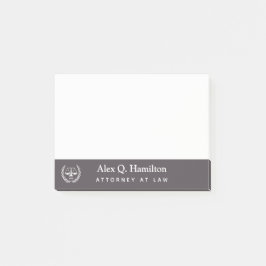 Gepersonaliseerde advocaat post-it® notes