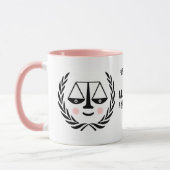 Gepersonaliseerde advocatencadeau mok (Links)