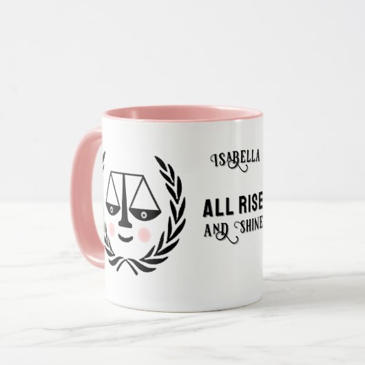 Gepersonaliseerde advocatencadeau mok (Voorkant links)