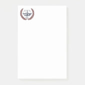 Gepersonaliseerde advocatencadeaus post-it® notes (Voorkant)