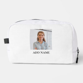 Gepersonaliseerde afbeelding & naam Dopp-kit stijl Toilettasje