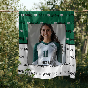 Gepersonaliseerde Afbeelding Volleybal Senior Gift Fleece Deken