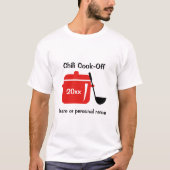 Gepersonaliseerde afrekening van Chili T-shirt (Voorkant)