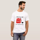 Gepersonaliseerde afrekening van Chili T-shirt (Voorkant volledig)