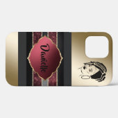Gepersonaliseerde African Queen iPhone 12 Hoesje (Achterkant (horizontaal))