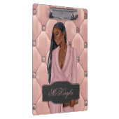 Gepersonaliseerde Afrikaans-Amerikaanse CEO Boss W Klembord (Rechts)