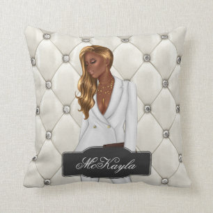 Gepersonaliseerde Afrikaans-Amerikaanse CEO Boss W Kussen