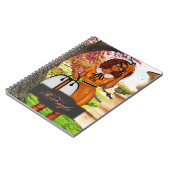 Gepersonaliseerde Afrikaans-Amerikaanse CEO Boss W Notitieboek (Linkerzijde)