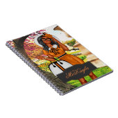 Gepersonaliseerde Afrikaans-Amerikaanse CEO Boss W Notitieboek (Rechterzijde)