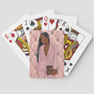 Gepersonaliseerde Afrikaans-Amerikaanse CEO Boss W Pokerkaarten