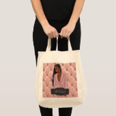 Gepersonaliseerde Afrikaans-Amerikaanse CEO Boss W Tote Bag (Voorkant (product))