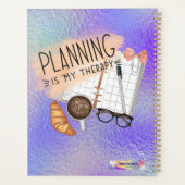 Gepersonaliseerde Afrikaanse Amerikaanse damesplan Planner (Achterkant)