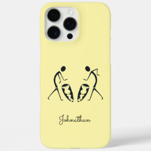 Gepersonaliseerde, Afrikaanse Drumming iPhone / iP 16 Pro Max Hoesje