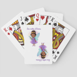 Gepersonaliseerde Afrikaanse feeënspeelkaarten Pokerkaarten