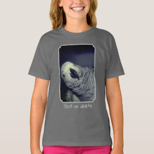 Gepersonaliseerde Afrikaanse Grijze Papegaai Cute  T-shirt
