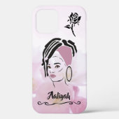 Gepersonaliseerde Afrikaanse Queen Iphone Case (Achterkant)