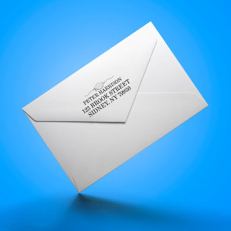 Gepersonaliseerde afstudeeraankondigingen en uitno zelfinktende stempel