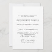 Gepersonaliseerde Afstudeerder Foto - Casual Moder Kaart (Achterkant)