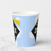 Gepersonaliseerde afstudeerfeest 2025 papieren bekers (Rechts)