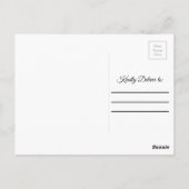 Gepersonaliseerde afstudeerfoto Save the Date Briefkaart (Achterkant)