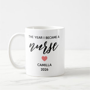 Gepersonaliseerde afstudeermug voor verpleegkundig koffiemok