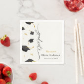 Gepersonaliseerde afstudeerpartij servet (Insitu)