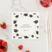 Gepersonaliseerde afstudeerpartij servet (Insitu)
