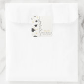 Gepersonaliseerde afstudeerpartij vierkante sticker (Tas)