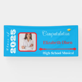 Gepersonaliseerde Afstuderen Banner Foto, Naam 202