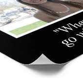 Gepersonaliseerde Afstuderen cadeaus, dan en nu Fo Poster (Hoek)