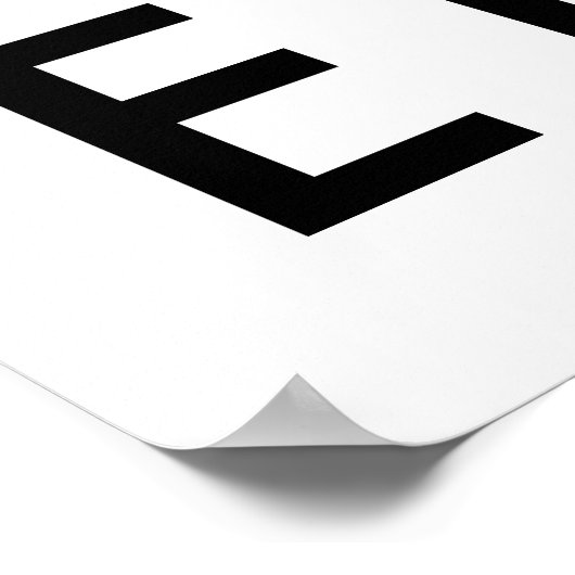 gepersonaliseerde afstuderen congraties poster (Hoek)