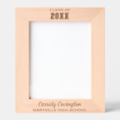 Gepersonaliseerde Afstuderen Custom Naam, School, Gegraveerde Lijstjes (Voorkant)