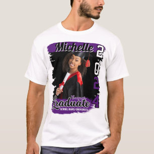 Gepersonaliseerde Afstuderen familie aangepaste fo T-shirt