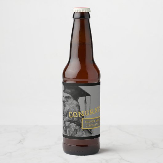 Gepersonaliseerde Afstuderen flesetiketten Bier Etiket (Voorkant)