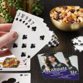 Gepersonaliseerde Afstuderen foto naam, Afstuderen Pokerkaarten (Insitu)