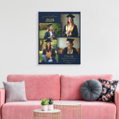 Gepersonaliseerde Afstuderen Fotocollage Canvas Pr Afdruk (Insitu (Woonkamer))