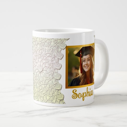 Gepersonaliseerde Afstuderen Foto's Studentengesch Grote Koffiekop (Voorkant rechts)