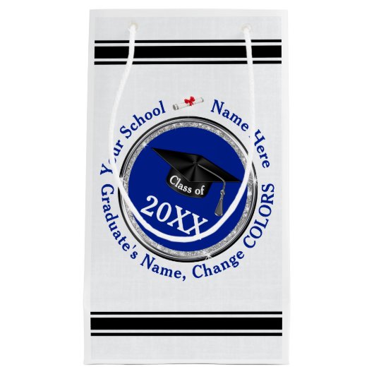 Gepersonaliseerde Afstuderen geschenkzakken, veran Klein Cadeauzakje (Voorkant)