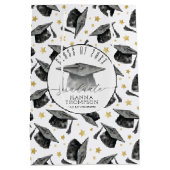 Gepersonaliseerde Afstuderen Gift Bag Afstuderen P Medium Cadeauzakje (Achterkant)