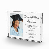 Gepersonaliseerde Afstuderen Gift Custom Bericht F Fotoblokken