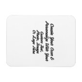 Gepersonaliseerde Afstuderen Kaart, aangepaste fle Magneet (Horizontaal)