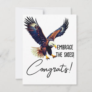 Gepersonaliseerde Afstuderen Kaart, Soaring Eagle 