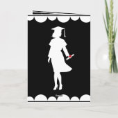 Gepersonaliseerde Afstuderen Kaarten voor Dochter  (Achterkant)