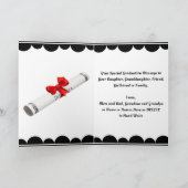 Gepersonaliseerde Afstuderen Kaarten voor Dochter  (Binnen)