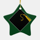 Gepersonaliseerde Afstuderen Keepomwille Cadeaus Keramisch Ornament (Achterkant)